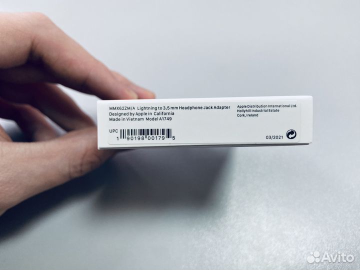 Переходник lightning to Headphone jack 3.5mm