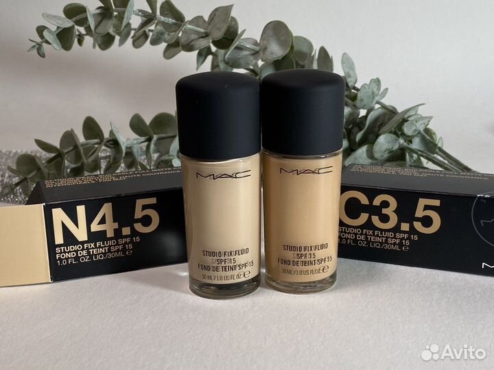 Mac тональный крем spf15 N4.5 C3.5