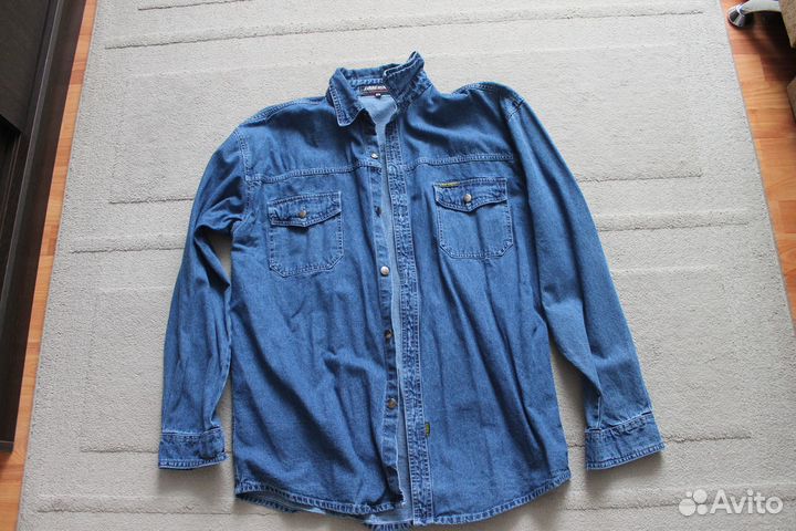 Рубаха джинсовая 52-54 размер