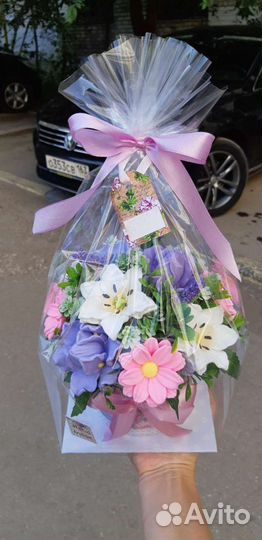 Букет из мыла