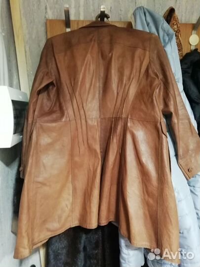 Кожаный плащ gimo'S