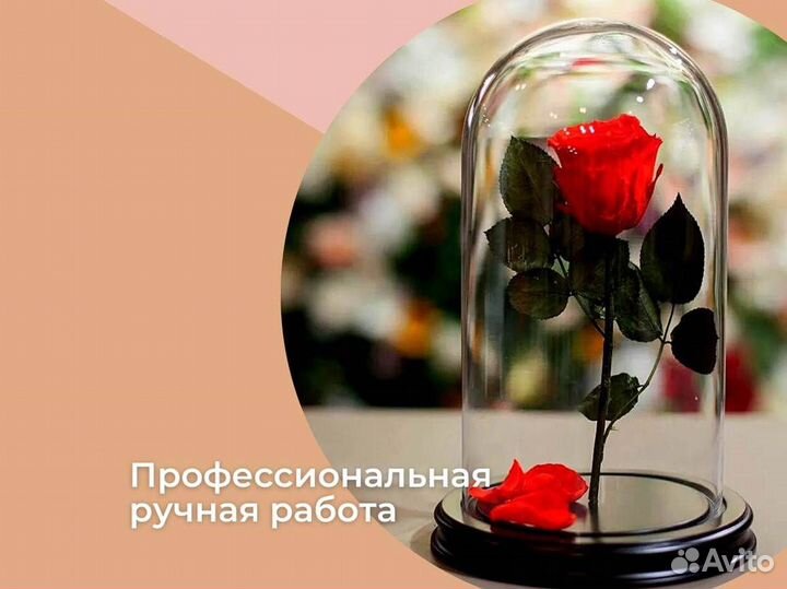 Розы в колбе любые