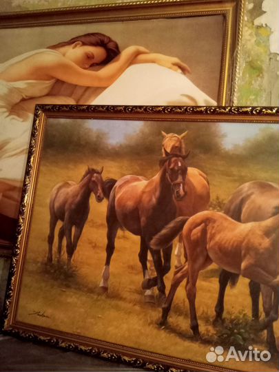 Интерьерная картина большая бу