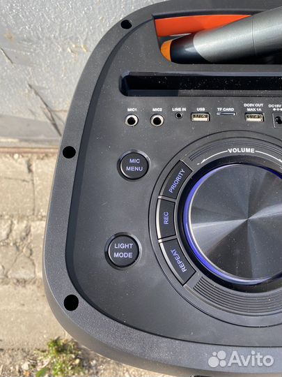 Портативная колонка блютуз караоке