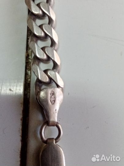 Мужская серебряная цепь