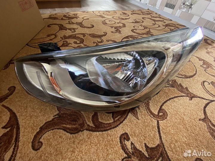 Фары на hyundai solaris 1