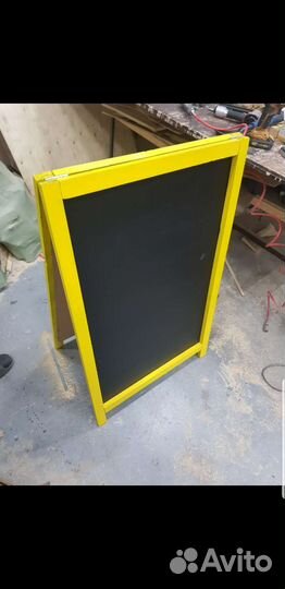 Стритлайн меловая доска желтая