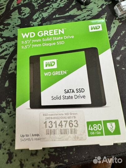 Ssd WD green 480gb SATA