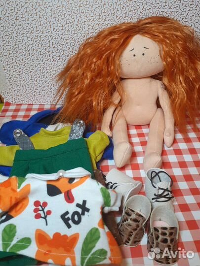 Игровая текстильная кукла
