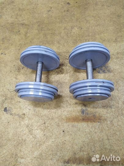 Гантели разборные по 16 кг каждая