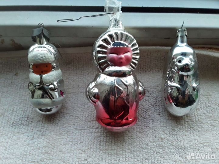 Елочные игрушки винтаж