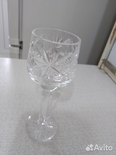Хрустальные рюмки на ножке СССР