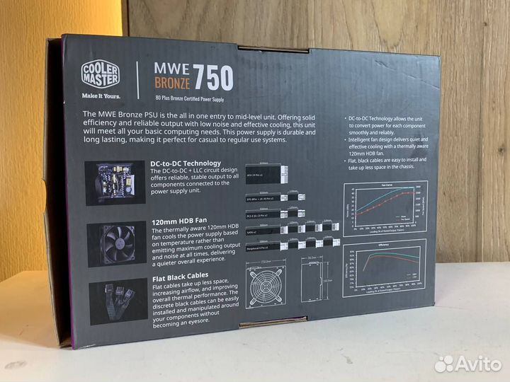 Блок питания Cooler Master MWE Bronze Series 750W