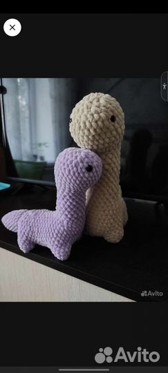 Вязаные динозавры