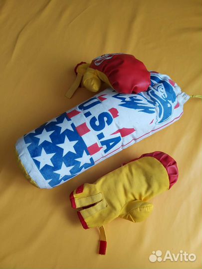 Боксерская груша и перчатки детские