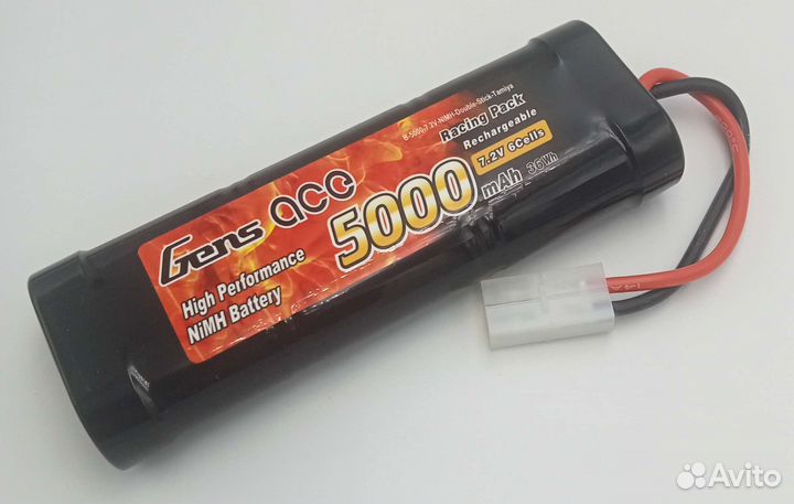 Аккумулятор NiMH 5000mAh 7.2 V Gens