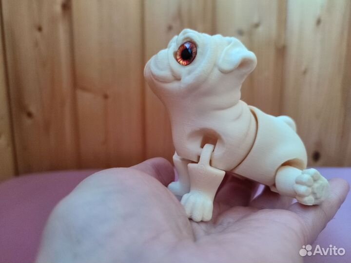 Игрушка собака Чихуа,мопс, француз 3Д печать