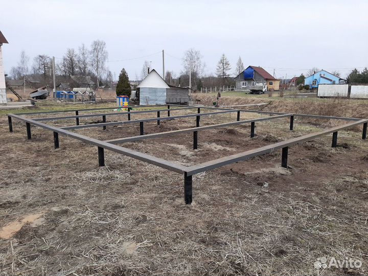 Установка винтовых свай
