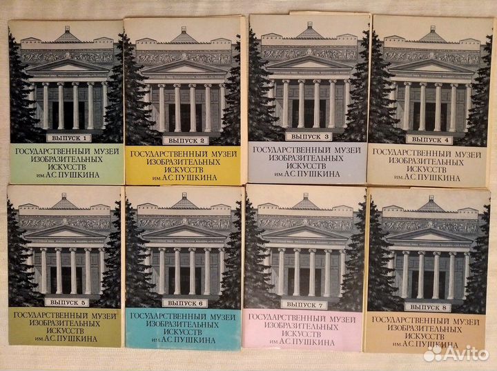 Наборы открыток картины музеев СССР и мира