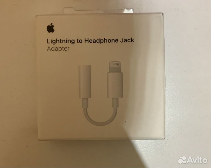 Переходник lightning 3.5 jack apple