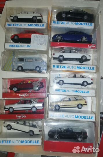 Модели машин 1/87