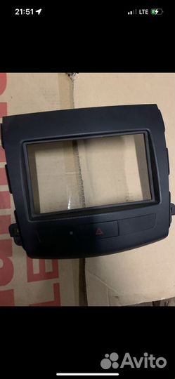 Рамка для 2 din магнитолы mitsubishi XL