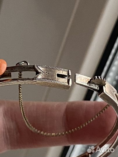 Антикварный браслет кулон серебро коралл 19 век