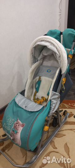 Санки коляска Ника 7 2