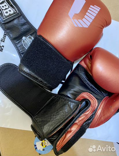 Боксерские перчатки 12 oz кожа