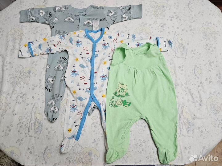 Одежда для новорожденных мальчиков пакетом 62 р