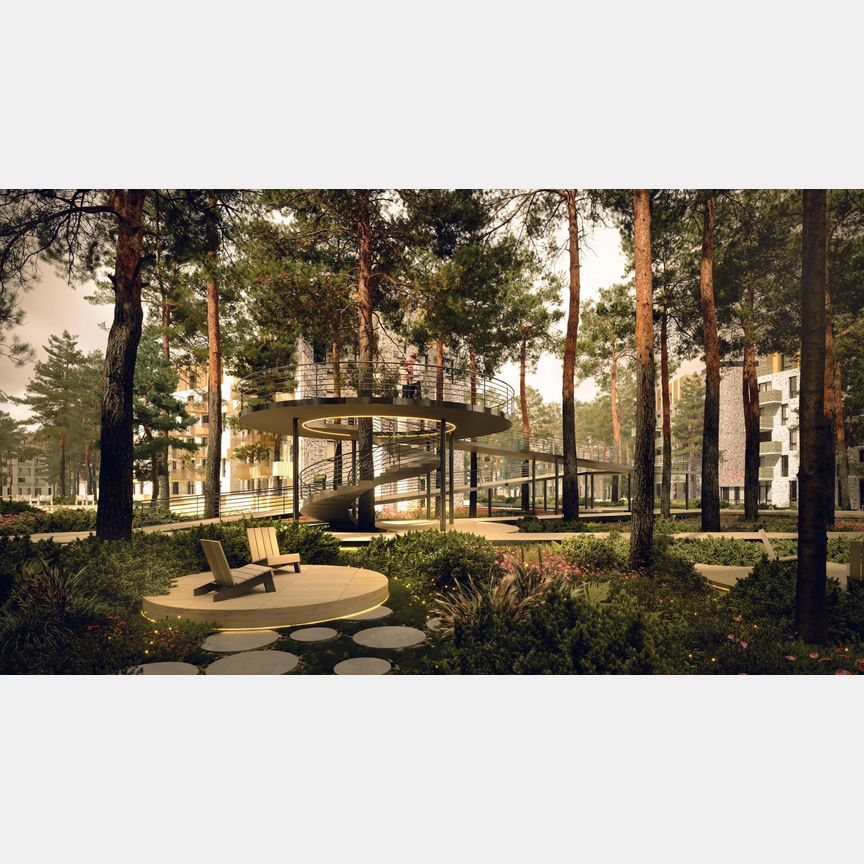 1-к. апартаменты, 43,2 м², 5/6 эт.