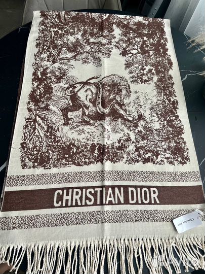 Палантин Christian Dior lux теплый