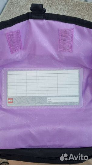 Рюкзак школьный для девочки lego