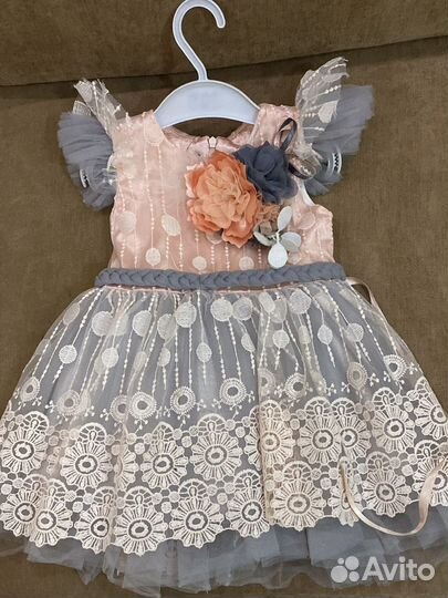 Платье для девочки 86