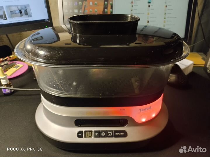 Пароварка премиум tefal steam'n'light