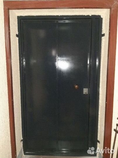 Стальная дверь на карман(тамбур) кладовка