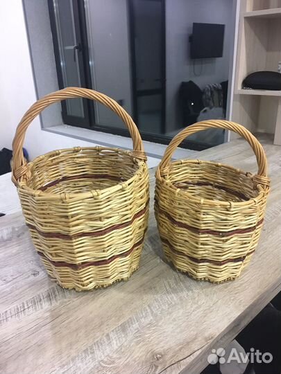 Корзины плетеные