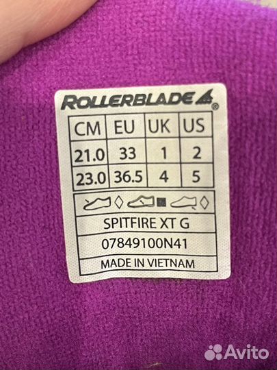 Ролики rollerblade детские