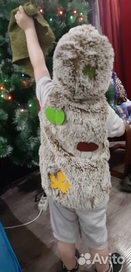 Новогодний костюм ежика