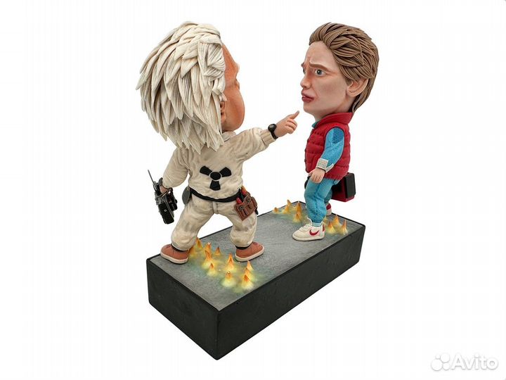 Фигурка Назад В Будущее Марти Макфлай & Док Новый