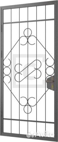 Решетка на лестничной площадке дт-3-131