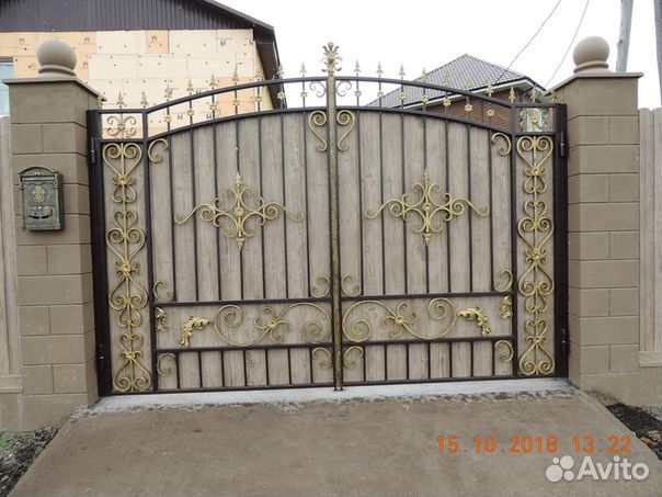 Ворота кованые