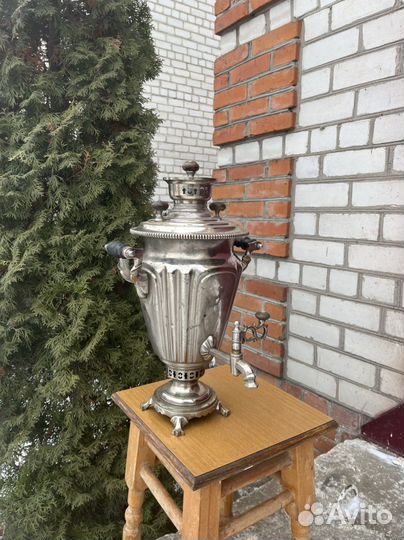 Самовар на дровах старинный