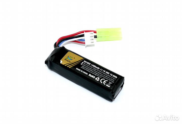 Li-Pol 11.1V 401855 1400mAh mini Tamiya plug