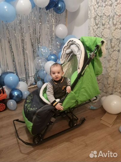 Санки коляска детские