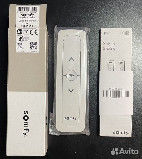 Пульт Somfy 1 io, DC2702, Torro AC 126-010