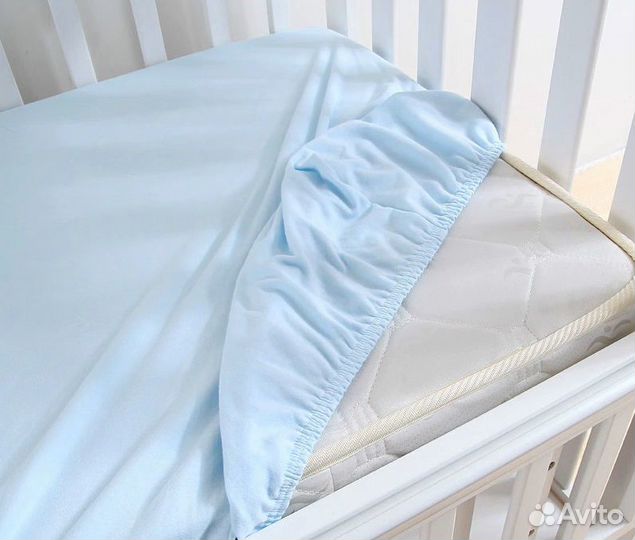 Простынь на резинке 60х120 см