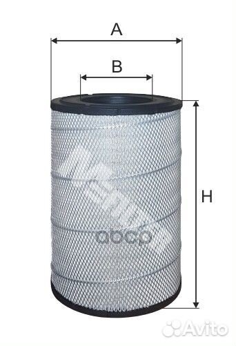 A561 фильтр воздушный 481-281.7/147.9DAF 85CF