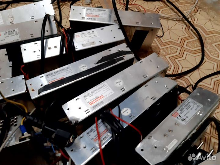 90 Блоков питания mean well S-100-24 (24 Вольт)