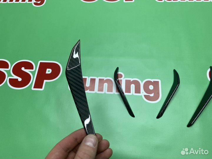 Карбоновые реснички для BMW G80 G82 G83 карбон